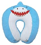 iscream Shark Buddy Plush Furry 13' Neck Support Pillow