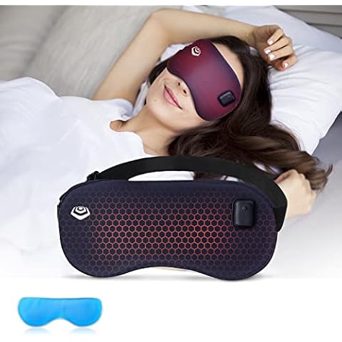 GRAPHENE TIMES Cordless Heated Eye Mask, Hot & Cold Compress Rechargeable Sleep Mask with Cooling Gel for Blepharitis, Puffy Eyes, Styes Eye, MGD and Dry Eye Syndrome Cover