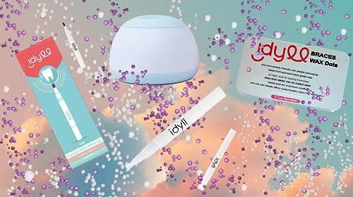 Orthodontic Wax - Dental Wax for Braces, Unscented & Flavorless - Reusable Tin Travel Case - FIRM - Food Grade ortho braces wax - tecnidentusa (Mini Dots)