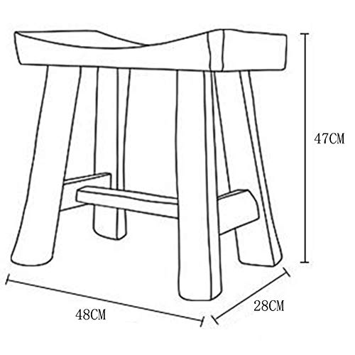 Tabourets à Chaussures et petit banc de selle bleu pour l'entrée - 7