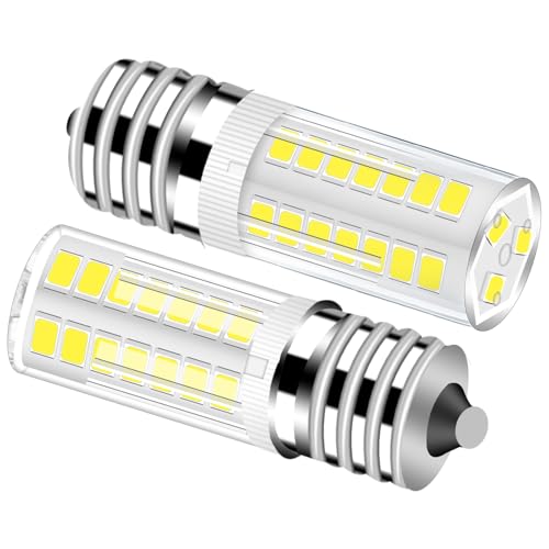 Refrigerator Bulb 297048600 241552802 Replacement 40W Refrigerator Light Bulb 120V T8 E17 Compatible with Whirl-Pool Kenm-ore 4W 5000k White Freezer Bulb