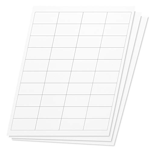 OfficeSmartLabels Rectangular 1 x 2 Address/Mailing Labels for Laser & Inkjet Printers, 1 x 2 Inch, 40 per sheet, White, 400 Labels, 10 sheets