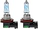 Philips Automotive Lighting H11 CrystalVision Platinum Superior Upgrade Bright White Automotive Replacement Headlight Bulb, for High Beam, Low Beam, and Fog Positions (Pack of 2)