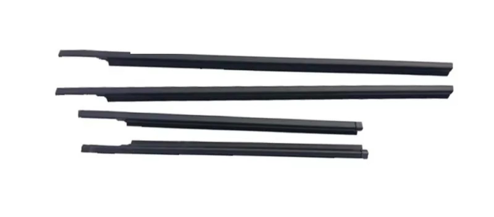 for Suzuki for Swift 2006-2009 83851-77J00 Weather Strip Protect Moulding Weather Strip 4 Pieces Outside Window Glass Rubber Outer Window Weatherstrip
