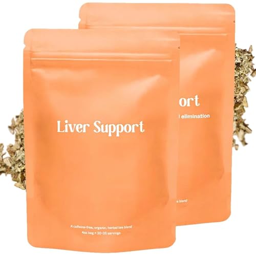 QRXALISA Té para el Apoyo del hígado Té para la Limpieza del hígado Té Diario para el Cuidado del hígado Té para el hígado para la Salud para la Limpieza y el Apoyo del hígado