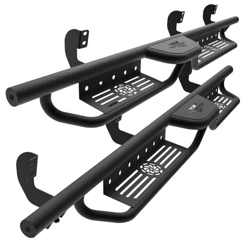 Estribos para Frontier Crew Cab 2005-2025 de acero fuerte miniatura 1