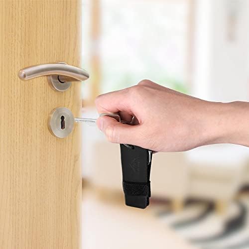 Key Organizer | Portable Leathe Keychain | Pocket Smart Key Holder with Bottle Opener, Functional & Practical Key Ring, Holds 6-8 Multiple Keys