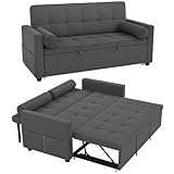 INCLINAISON PERSONNALISÉE : Avec son dossier réglable en sept positions, incluant une position totalement allongée à 180°, ce canapé-lit vous permet de choisir la posture idéale pour vos pauses bureau, vos soirées films ou une sieste réparatrice.