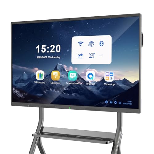 Image of MWE 85'' Smart Board with Stand+Wall-Mounted
