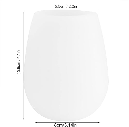 Miniatura 5 de Copas de vino de silicona, vasos de beber al aire libre transparentes resistentes a las caídas taza de viaje de silicona tazas portátiles de picnic
