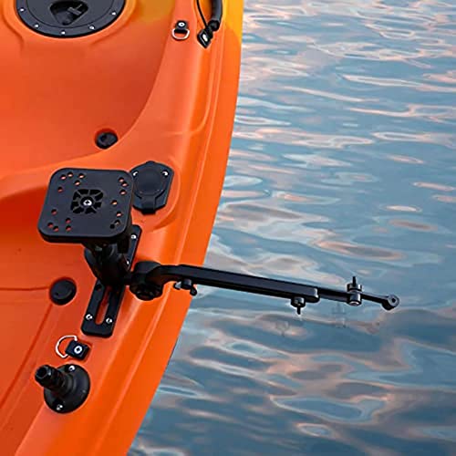 Kayak/Sup Transducer Mounting Arm With Marine Electronics Fish Finder Base Adapter Mount For Kayak Canoe Fish Finder Installation And Fixing #TOP2