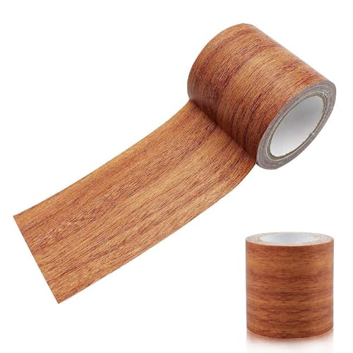 Yunbey Nastro Adesivo Di Riparazione Per Pavimento Grano Di Legno Nastro Per Riparazione Per Pareti Tavoli (5,7Cmx4,57M)