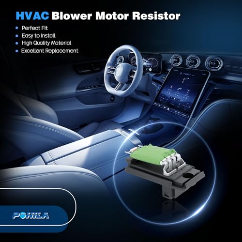 Image of Blower Motor Resistor Control Module Compatible with 97-00 Ford Contour,00-11 Focus,10-13 Transit,99-02 Mercury Cougar,97-00 Mystique Replaces YH1696 973012 20043 RU427 YS4Z18591AA 3M5Z18591BA 973-012