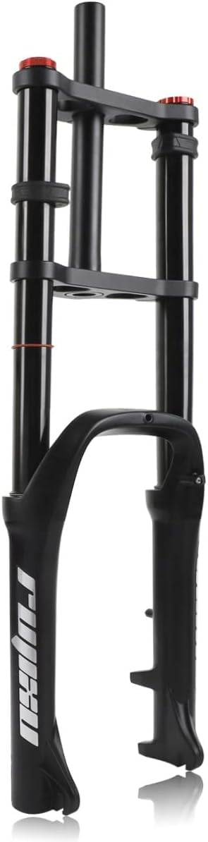 Fourche pneumatique vélo de plage avec débattement 120mm pour pneu 4.0 de fat bike 20"