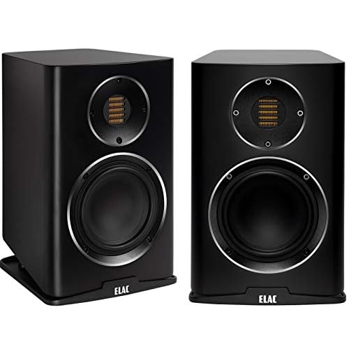 ELAC BS243.4-SB Carina Premium Bookshelf Speakers – (Pair) Satin Black