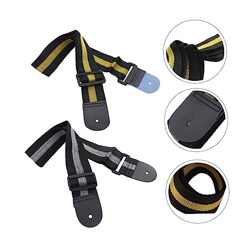 GOOHOCHY 2 Pièces Sangle De Guitare Longe Accessoires Guitares Basses Accessoires De Guitare Électrique Vintage Sangle De Guitare Bakélite Sangle De Guitare Basse Bandoulière Sangle - Les Beatles, Paul McCartney, John Lennon, RIngo Starr, George Harrison GOOHOCHY 2 Pièces Sangle De Guitare Longe Accessoires Guitares Basses Accessoires De Guitare Électrique Vintage Sangle De Guitare Bakélite Sangle De Guitare Basse Bandoulière Sangle – Image 7