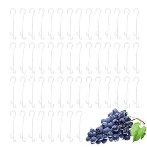 tongfeng Ganchos para tomate | Ganchos de jardín de soporte para plantas - Ganchos en J, gancho de tomate, gancho de soporte para jardín, berenjena, pepino, uva, tomate