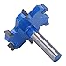 T Type Slotting Cutter Router Bit 6 12mm Shank High Temperature Milling Tool for Woodworking Grooving Wood Durable Industrial Supplies 12x65x10mm