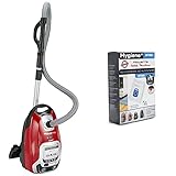 Rowenta RO7473 Silence Force Allergy+ | Bodenstaubsauger mit Beutel | große Staubbeutelkapazität: 4,5 Liter | extrem leise | hocheffiziente Bodendüse & Hygiene+ ZR200520 Staubsaugerbeutel 4 TLG.