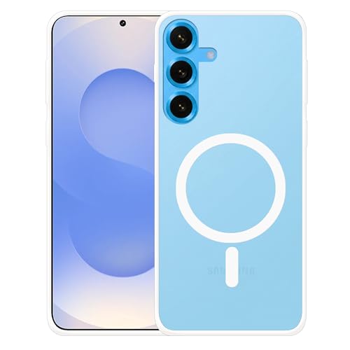 Image of amazon basics Luxury Paper Thin Case Cover for Samsung Galaxy S26 5G | Matte Finish | Compatible with magsafe | (White, Samsung Galaxy S26 5G)