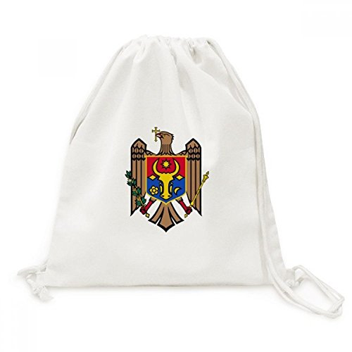 Sac de voyage en toile léger à motif emblème national de Moldavie