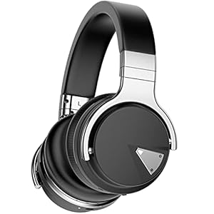 Tapvos E7 Noise Cancelling Over The Ear Headphones with Wireless Bluetooth, Built-in Microphone, Deep Bass, 28 Hours…