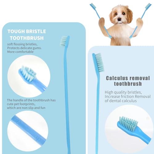 HOP Dog Toothbrush 10PCS Cats Dogs Dental Care Soft Bristles Finger Toothbrush Set Toothpaste Fresh Breath Dog Oral Care Kit Suitable for All Pets Home of Paws HOP Dog Toothbrush 10PCS Cats Dogs Dental Care Soft Bristles Finger Toothbrush Set Toothpaste Fresh Breath Dog Oral Care Kit Suitable for All Pets Home of Paws