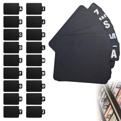 Image of 26Pcs A-Z Record Dividers for 7Inch Vinyl & CDs,Alphabetical Organiser Tabs