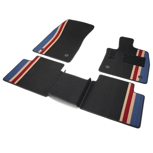 Crokomat Car Mats Fit Ford Focus 2018 - Present MK4 Hatchback Estate st line Luxury Floor Mats Velour Carpet Water Proof Car Accessories For 2018 2019 2020 2021 2022 2023 2024 2025