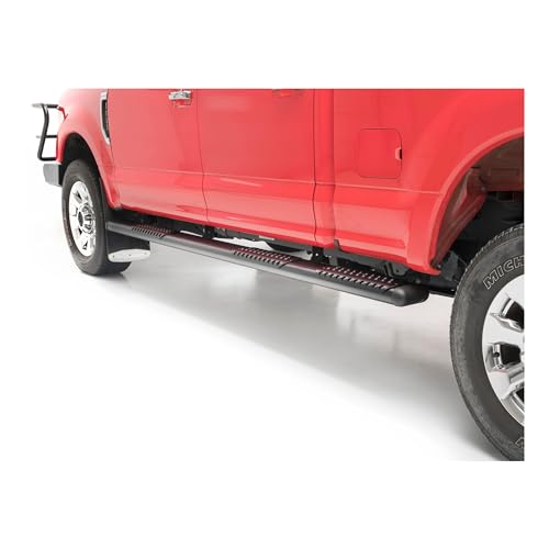 Estribos laterales de aluminio negro Luverne 90 pulgadas miniatura 5