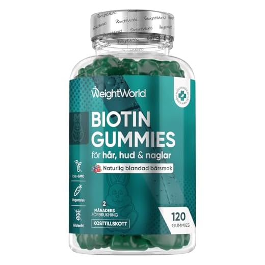 MaxMedix Biotin Gummies – 5 000 ug – hårväxt, nagelhälsa och skönhetstillskott för huden, tuggbara gummier för män och kvinnor med vitaminkomplex och zink, keratin Boost, bekämpar håravfall – 60 veggie gummi