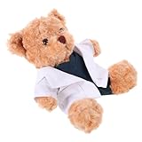 Cadeau original et unique : cet ours en peluche est un cadeau original et unique qui fera assurément plaisir à son destinataire. ours en peluche docteur ours, cadeau idéal pour une remise de diplôme