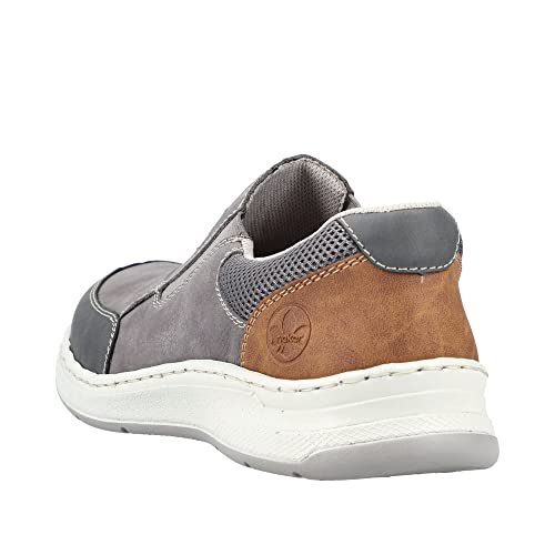 Mocasines de hombre Rieker 14351 zapato plano cómodo sin cordones 3