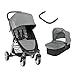 Baby Jogger - Poussette City Mini 2-4 roues Duo - Elate (nacelle + barre) Poussette DUO