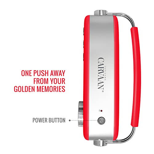 Image of Saregama Carvaan Premium Hindi - Portable Music Player with 5000 Preloaded Songs, FM /BT /AUX (Coral Pink)