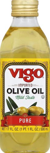Vigo Importing Company Olive Oil, 100% Mild, 17-Ounce (Pack of 3)