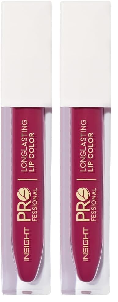Image of INSIGHT Professional Long Lasting Lip Color (Privileged) | Pigmented Matte Finish | Comfortable All Day Wear | Non Transferable | Enriched with Argan Oil & Vitamin E - (6g) (Pack of 2)