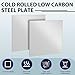 Yaocom 12 x 12 Inch 16 Gauge Mild Steel Sheet Metal Plate, Square Weldable Carbon Cold Rolled Panels for Industrial DIY Welding, Craft Use Accessories, Easy Formability Smooth Surface