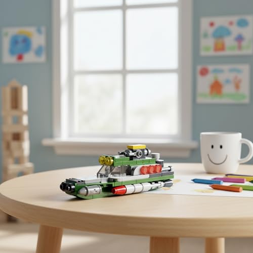 Image of STEM Armored Vehicle Building Blocks Set (90 Pcs) | DIY Torpedo Speedboat Toy for Kids 7+ Years (Boys & Girls) | Educational Construction | Creativity & Action Play Toy