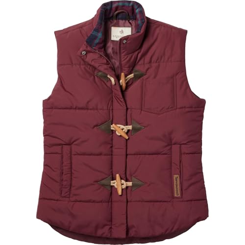 Legendary Whitetails Ladies Quilted Vest Rusty Maroon Large