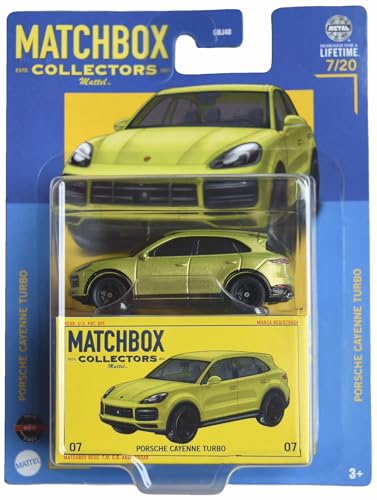 Matchbox Porsche Cayenne Turbo verde coleccionable