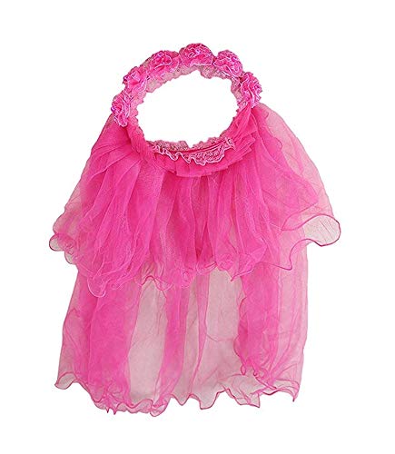 Girls 2 Tier First Communion Wedding Flower Pearls Party Veil