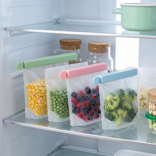 Miniatura 6 de 15 Clips De Alimentos, Clips De Plástico Para Bolsas De Alimentos, Clips Reutilizables Para Almacenamiento De Alimentos, Camping 4.7 Pulgadas, 5.9 Pulgadas