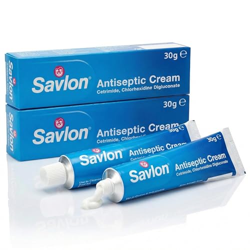 Savlon Antiseptic Cream 30g Pack of 2 First Aid Antiseptic Cream for Cuts Grazes Burns and Insect Bites Helps Prevent Infection and Supports Healing Twin Pack