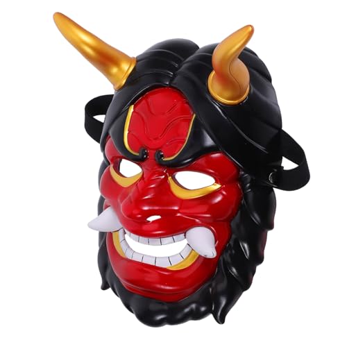Cosplay de démon avec cornes pour adulte costume confortable d'Halloween