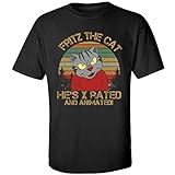 Fritz The Cat He's X Rated and Animated T-Shirt - Gift Idea Hoodie Sweatshirt T-Shirt Multicolored