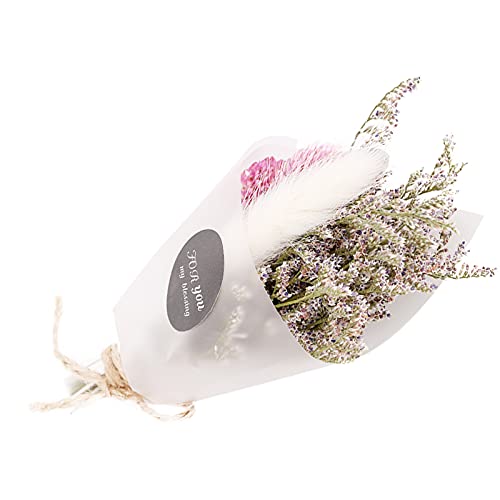 Ramo pequeño de flores secas naturales decorativo 11cm miniatura 6