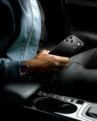 Image of Spigen Rugged Armor MagFit Back Cover Case for iPhone 17 Pro Max, MagSafe Compatible, Resilient Shock Absorption - TPU | Matte Black