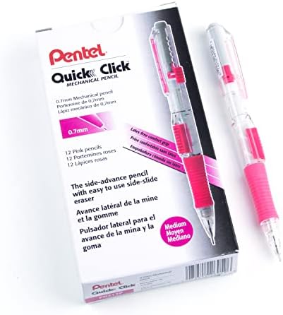 Lápiz Mecánico 0.7 Sharp Collection P207, Color Rosa Metalizado, Pentel