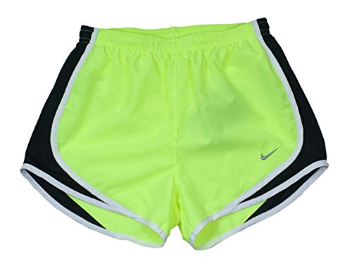 Nike Women's Dri-FIT Tempo Track 3.5 Short Volt/Black/White/Matte Silver Shorts XS X 3.5
